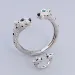 Double leopard torque Square diamond bracelet mens luxurious sier designer bangle Gear jewelry femme set Women Men_voghion.com