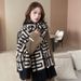 2024 autumn and winter new cashmere versatile shawl Korean version high-end thickened warm couple scarf_voghion.com