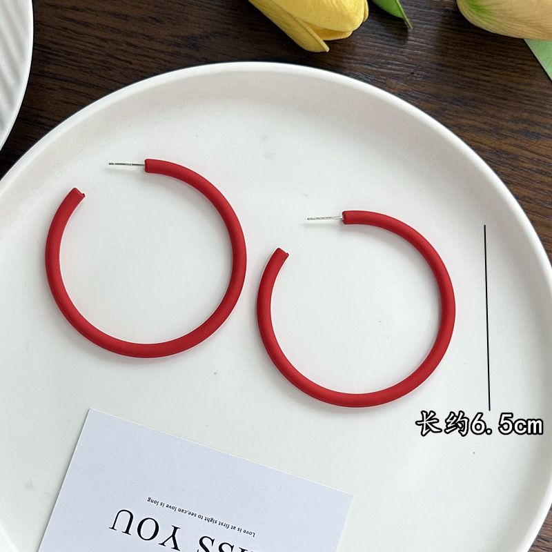 Nuovo temperamento di personalità esagerato alla moda semplice versatile celebrità di Internet mezza sfera color caramella a forma di C_voghion.com