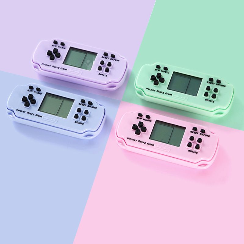 Ny håndholdt mini PSP Tetris spillkonsoll, nostalgisk dekorativt leketøy_voghion.com