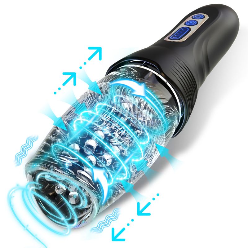 Arthur Retractable Rotating Aircraft Cup Fully Automatic Male Masturbator Exercise Adult Sex Toys_voghion.com