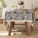 Retro Geometric Tablecloth – Non-Slip, Heat-Resistant Polyester Fabric – Boho Chic Dining & Coffee Table Cover (Multiple Sizes & Styles)_voghion.com