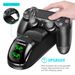 Dual USB Handle Fast Charging Dock Station Stand Charger for PS4/PS4 Slim/PS4 Pro Game Controller Joypad Joystick_voghion.com
