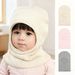 ToyPulse Herfst/Winter Kinderpullover in Europese/Amerikaanse stijl van wol, warm, effen, huidvriendelijk, gebreid, winddicht, met oorlussen_voghion.com