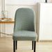 Curved chair cover all-inclusive universal dining table and chair protective cover home simple modern large round stool cover_voghion.com