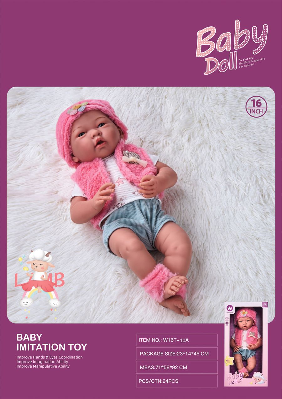 Doll cute doll baby girl toy vinyl newborn baby hand doll doll_voghion.com