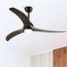 (Same SKU W1592P176977 ) 52' Ceiling Fan, Indoor Outdoor Ceiling Fan With Light With Remote Control, Noiseless Reversible Motor, 6 Speed ,3 Color ,_voghion.com