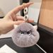 Cute Rex Rabbit Fur Different Eyes Kitten Car Keychain Pendant Ins Plush Doll Toy Backpack Decoration_voghion.com