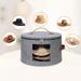 Felt Hat Storage Bin - Foldable & Spacious Organizer For Caps, Clothes, Toys (Multi-Purpose, Collapsible Design, Home & Office Use)_voghion.com