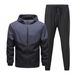 Herren Casual Sportswear Set – Trendy Kapuzenjacke & Jogginghose (2 Farben, S-3XL) | Leichtes Polyester für Straße & Fitnessstudio_voghion.com