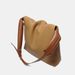 New soft cowhide tote fashionable casual wide strap, single shoulder bag, genuine leather, simple and large capacity_voghion.com