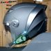 Motorcycle Helmet With Bluetooth Intercom, 3/4 Open Face Design, Dual Visor, 3C Certified, ABS Material, Multiple Color Options_voghion.com