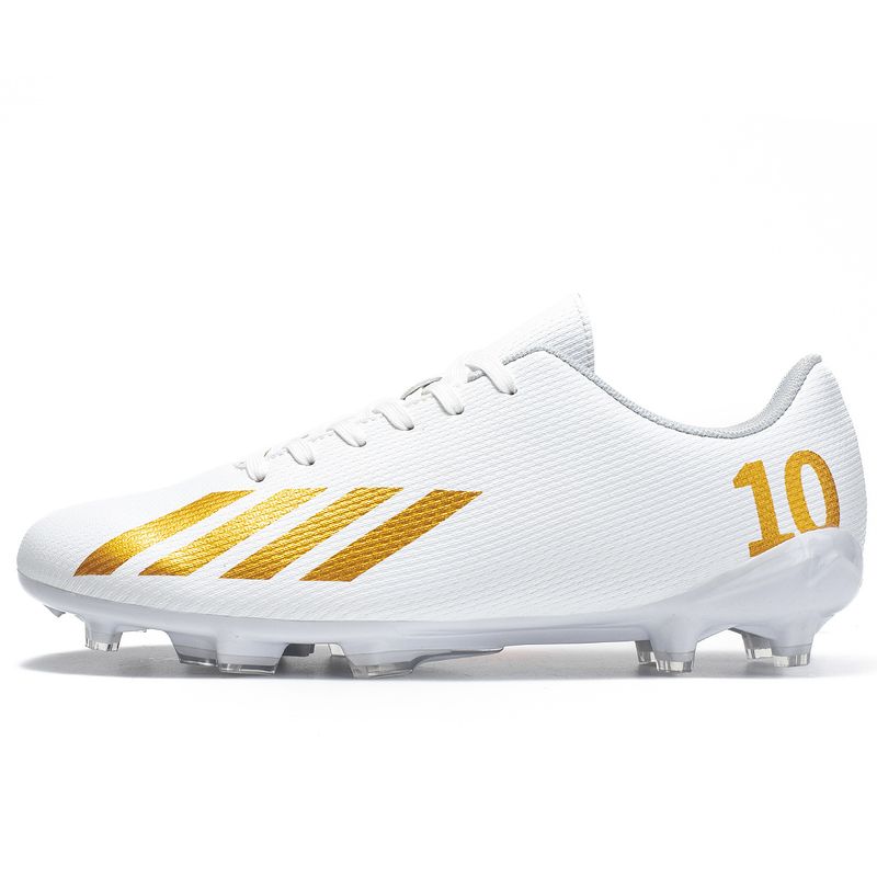 Botas de fútbol bajas con clavos rotos, césped artificial FG, clavos de cuero, para estudiantes masculinos y femeninos._voghion.com