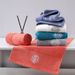 Premium A-Class Cotton Embroidered Towel - Platinum Satin Finish, Ultra-Soft & Highly Absorbent, Multiple Colors_voghion.com