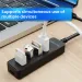 3.0 Power Adapter 4 Port Splitter USB 2.0 Type C Hub Multi Extender Accessories_voghion.com
