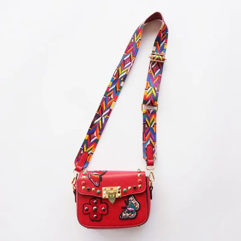 Baby Purse Fashion Kid Rivet Butterfly Messenger Bag Stylish Teen Girls Shoulder Bags Designer Children Purses Women_voghion.com