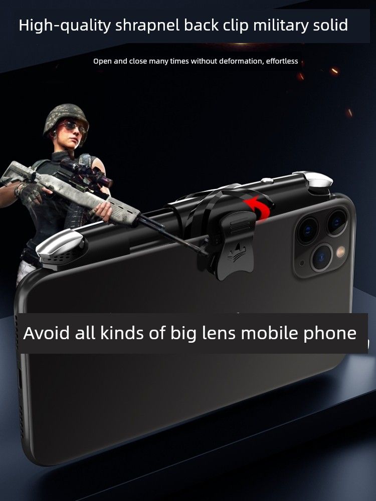 PUBG Gaming Gadget Applicable To 15 Pro Max Mobile Phone 15plus One-Button Connection Game Handle Support With_voghion.com