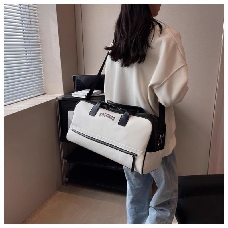 Travel Bags Vintage Travel Bag Women's Handbag Light Large Capacity Luggage Bag Short Distance Small Boarding Bag Men's Fitness Bag Waterproof_voghion.com