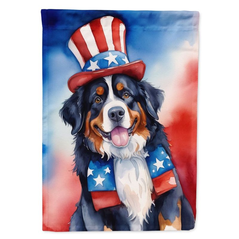 Patio Outside Dog Flag Garden American Flower Mountain Yard Bernese Artwork Yard Mailbox Banner Bed Drative Flag Flag Patriotic_voghion.com