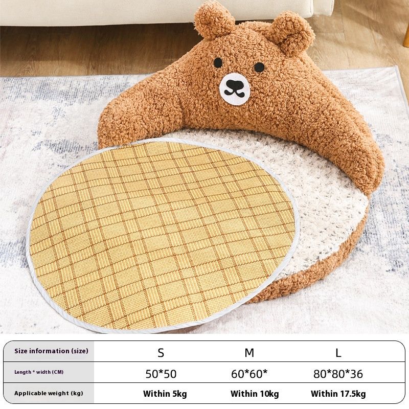 Cool Cat Dog Nest Bed Pet Tappetino di ghiaccio estivo_voghion.com