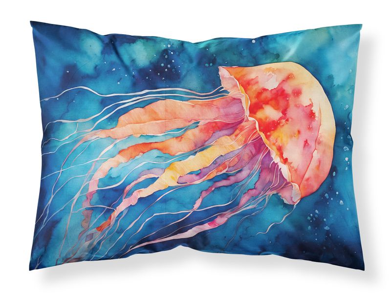 Jellyfish Standard Pillowcase Lightweight Super Soft Easy Care Decorative Artwork Pillowcase, Standard_voghion.com