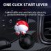 Dog Butt Car One Click Lever Creative Ignition Switch Cover 41mm Start Stop Button Protection Interior Decoration_voghion.com