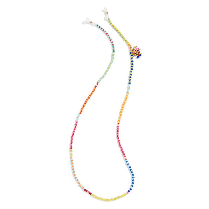 Moda Bohem Plaj Stili Boncuk Maske Düşmeye Karşı Dayanıklı Kaybolmayan Gözlük Zinciri_voghion.com