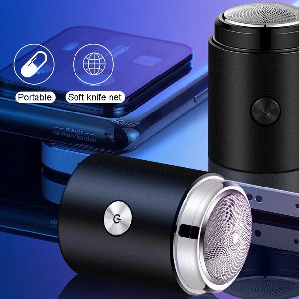 Mini Electric Shaver Portable Men Razor Cordless Beard Trimmer USB Rechargeable_voghion.com
