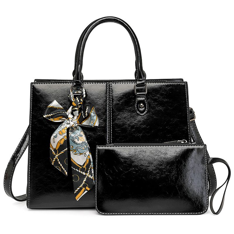 Women's Bags Multi Piece Bag Female New Wax Women's Bag Hand Held Shoulder Crossbody Mother And Child Bag_voghion.com