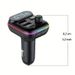 Adapter For Car, FM Radio Transmitter, Wireless 5.0, MP3 Music Player, QC3.0 + PD 20W USB Car Charger, 7 Colors LED_voghion.com