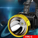 LED Headlamp High Brightness Range Rechargeable Waterproof Ultra Bright Head-Mounted Mining Lamp Long Battery Life_voghion.com