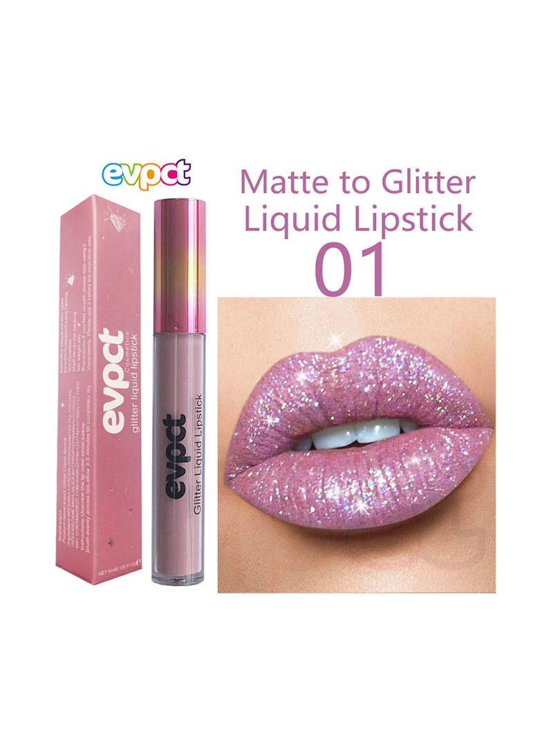 Waterdichte diamantglanzende lipgloss, matte glitter vloeibare lippenstift, diamantparelkleurige lipgloss, sexy cosmetica_voghion.com