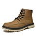 Leder-Martin-Stiefel, Herren-High-Top-Tooling-Stiefel, Herren-Retro-Lokomotivstiefel, Herrenschuhe_voghion.com