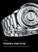 Mens Watch Stainless Steel Quartz Wristwatch 30M Waterproof No Pointer Magnetic Bead Watches For Men_voghion.com