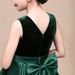 Kids’ Clothing Summer New Small And Medium Children's Dark Green Violin Chorus Dress Girls Piano Performance Dress_voghion.com