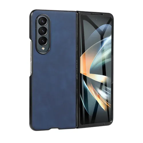 Samsung Galaxy Z Fold 3 4 5 Fold 3 4 5 Fold 5 W23 W22 Luxury Fashion visiitkaardihoidja nahast klambriga telefoniümbrise kate_voghion.com