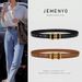 Selection Hot Good Selling New 8-Line Buckle Smooth Buckle Easy To Wear And Versatile Women's Genuine Leather Cow Belt Belt Belt_voghion.com