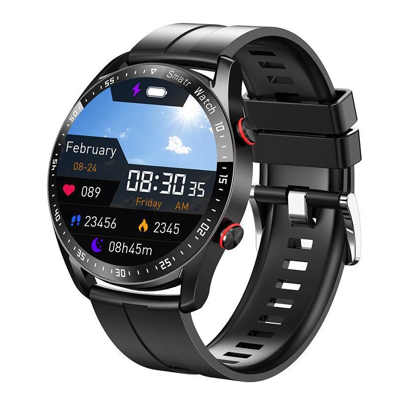 HW20 Smart Watch ECG+PPG Business Stainless Steel Strap Bluetooth Call Smart Watch Waterproof I9_voghion.com