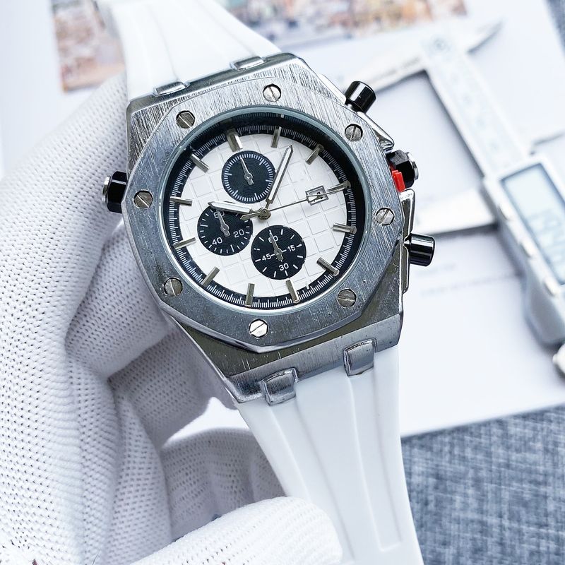 Reloj de cuarzo con tres agujas y correa de piel para hombre, modelo 2021_voghion.com