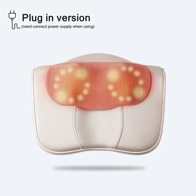 Okayso Nackmassage Kudde Cervikal Massager Midja Rygg Axlar Shiatsu Knådad Multifunktionell Varm Kompress Avslappning_voghion.com