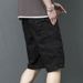 Premium Products Premium Products Modische Seven Work Shorts für Herren im Sommer, neue lockere, elastische Split-Hose mit mehreren Taschen für Jugendliche_voghion.com