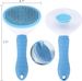 Depets Self Cleaning Slicker Brush, Dog Cat Bunny Pet Grooming Shedding Brush - Easy To Remove Loose Undercoat_voghion.com