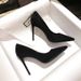 stiletto single shoes for women's new pointed high heels are not tired, soft soles, medium heels, professional work shoes for women_voghion.com