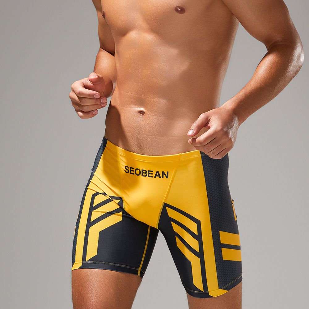 Herrenbekleidung Sommer Neue Herren-Badehose SEOBEAN Hibbing Seaside Badehose Hot Spring Herren Große Boxershorts_voghion.com