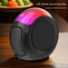 BYZ Colorful Snail Bluetooth Speaker With Card Slot, USB Flash Drive, Dynamic Light Effects, And Heavy Bass_voghion.com