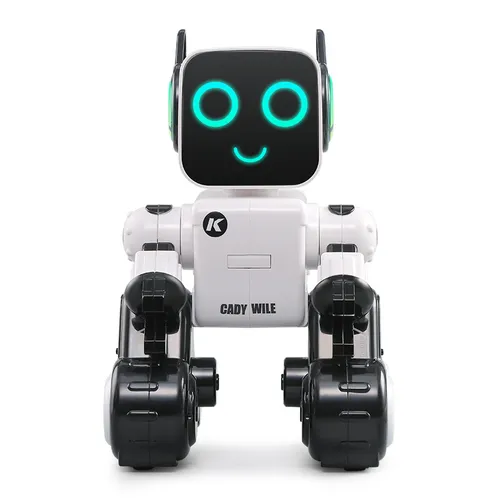 Pedagogisk smart robot med röststyrning och app-fjärrkontroll - Programmerbar läroleksak med spargrisfunktion för barn_voghion.com