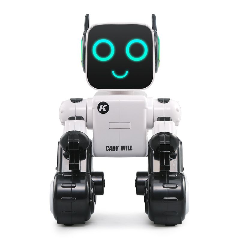 Robot éducatif intelligent avec commande vocale et télécommande APP - Jouet d'apprentissage programmable avec fonction tirelire pour enfants_voghion.com