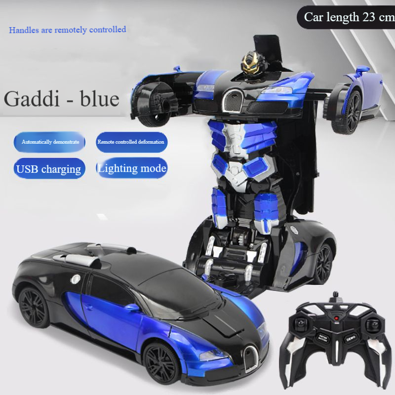4DRC barns pojke leksak fjärrkontroll gåva transformation gest känna diamant robot drivande racerbil_voghion.com