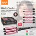 RAF EU Standard 7-in-1 Curling Iron Water Wave Curler Large Curl Egg Roll Lazy Hair Straightener_voghion.com