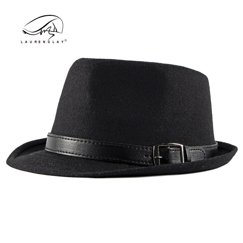 Herbst und Winter neuer Jazzhut für Herren, britischer Retro-Zylinder, einfacher und vielseitiger europäischer und amerikanischer Gentleman-Huttrend für Damen_voghion.com